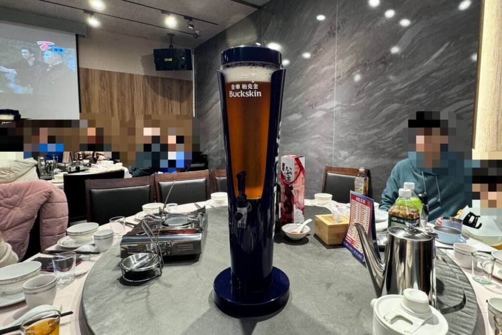 蓮甄饌私廚酒館店內備有現壓生啤機