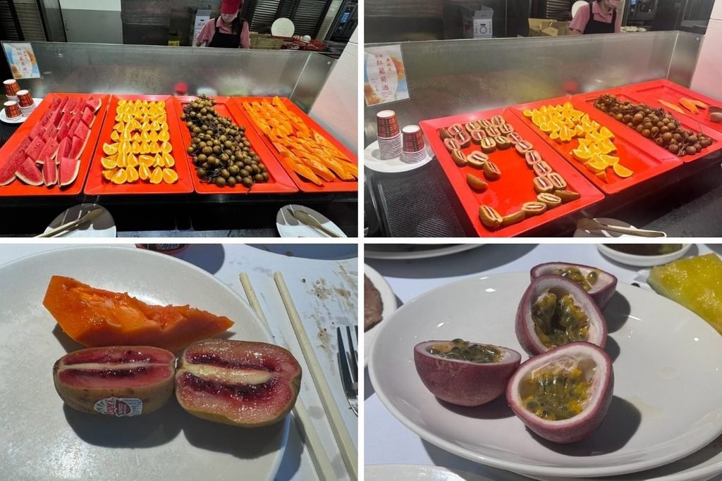久千代海鮮百匯餐廳+自助水果區+多種類當季水果