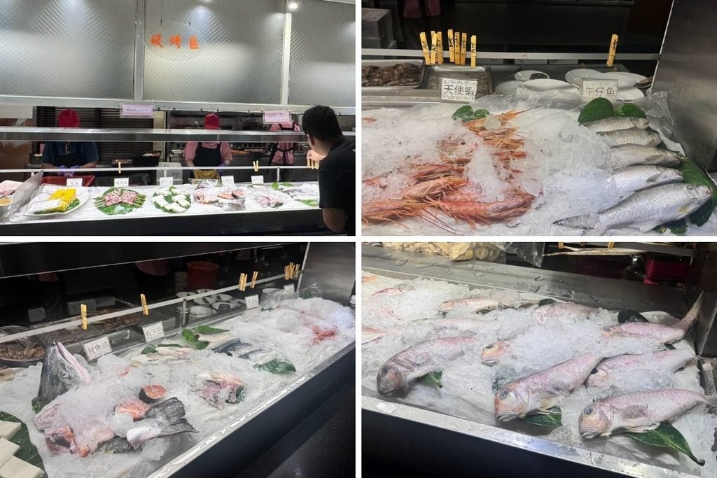 久千代海鮮百匯餐廳+炭烤海鮮區+鮮魚天使紅蝦現烤